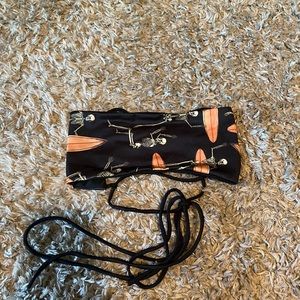 Custom Jypsea Bandeau Swim Top 🧡🖤